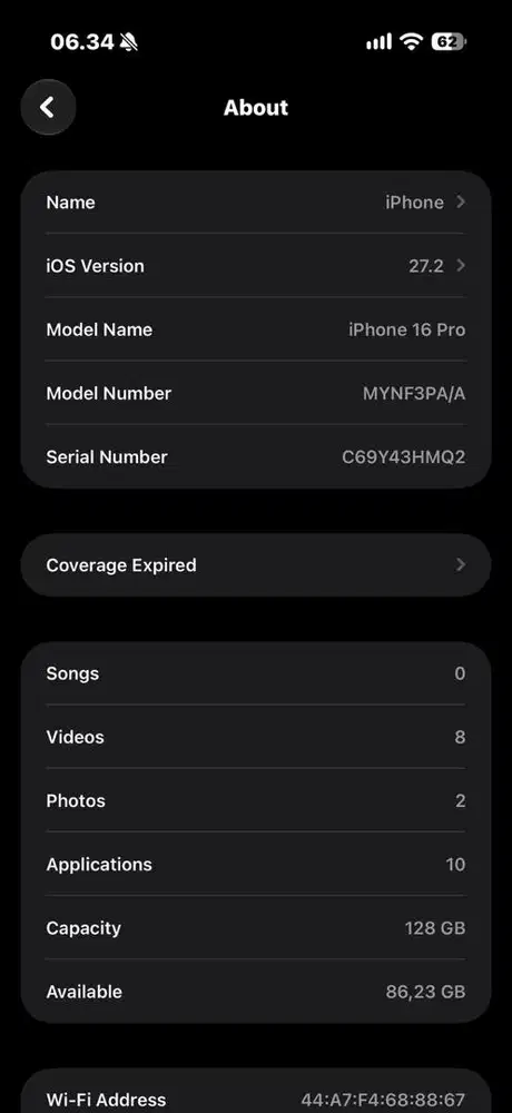 Iphone 16 pro ibox 128gb
