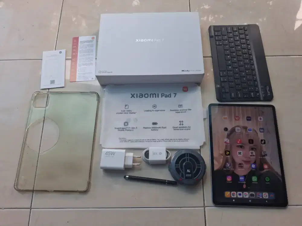 Xiaomi PAD 7 11 inch Wifi Only RAM 8+8/256GB Biru Lngkap Ori dari Baru