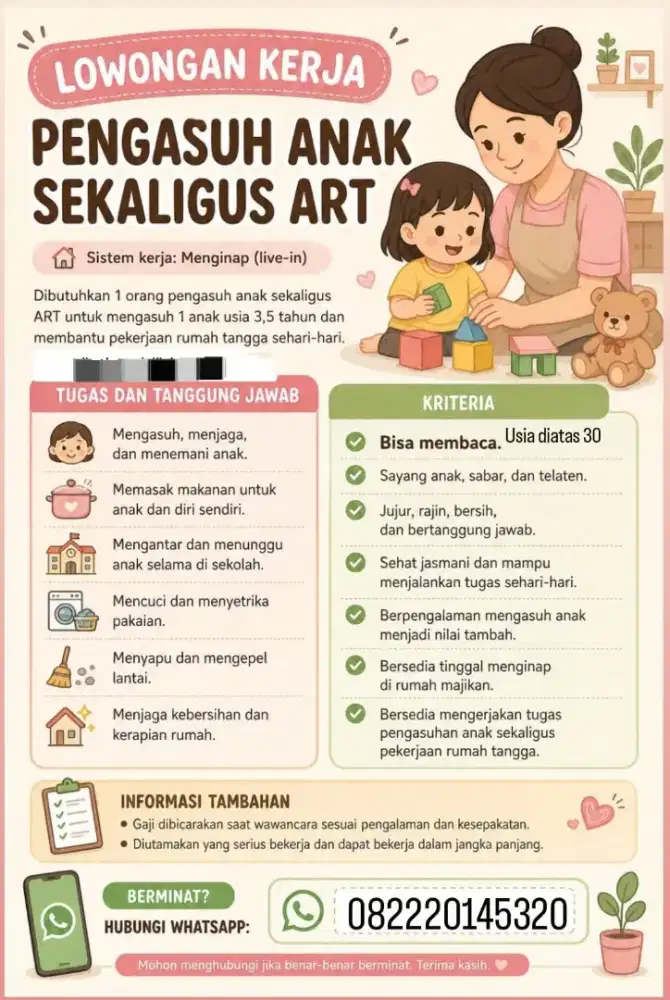 PENGASUH/ART SERABUATAN