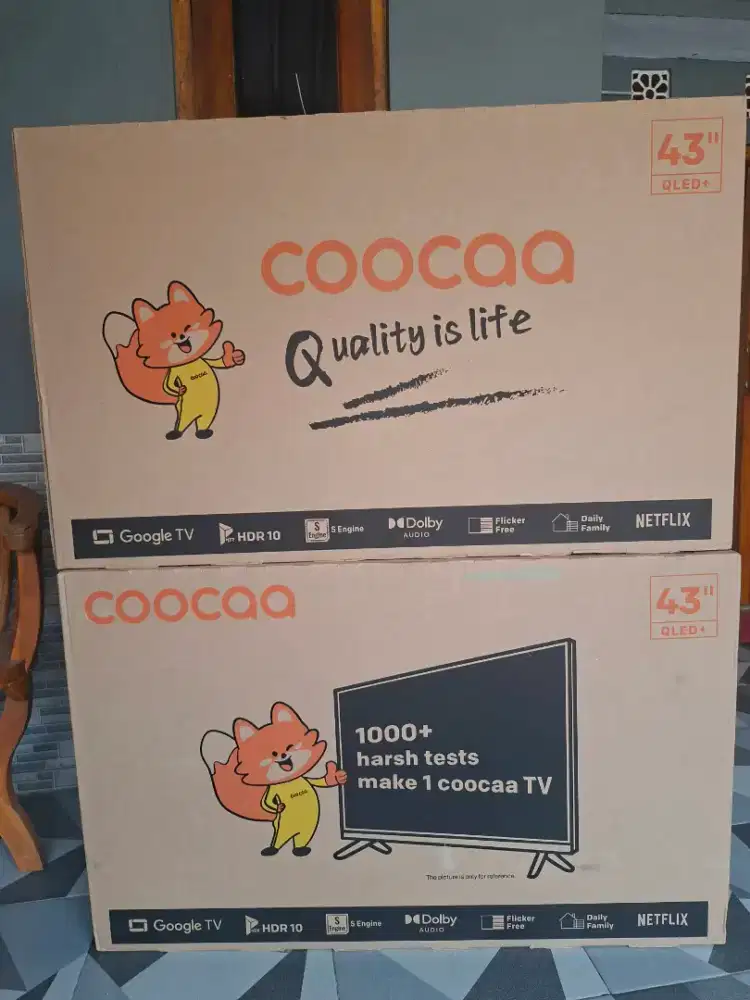 Coocaa QLED google tv 43 inch 43Q55
