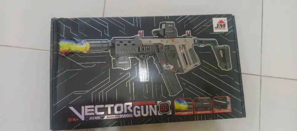 Dijual mainan Gel blaster Weihui CrissVektor Black
