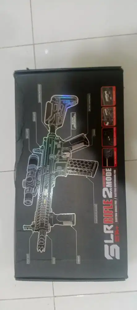 Di jual unit mainan gel blaster Weihui SLR 3.0 Black