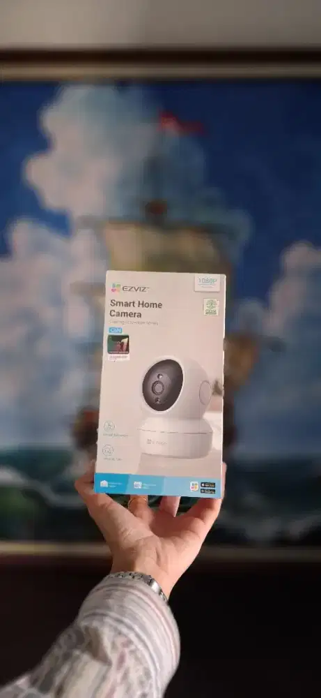 SMART KAMERA EZVIZ BISA PANTAU JARAK JAUH CUMA LEWAT HP LOH