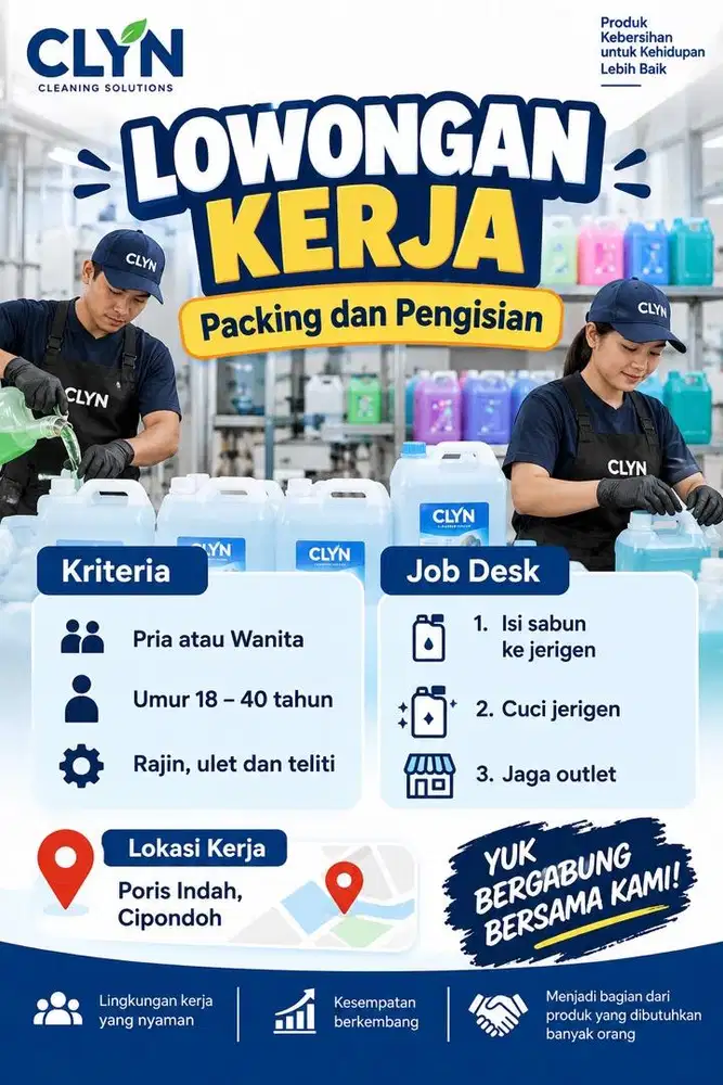 Dibutuhkan Karyawan