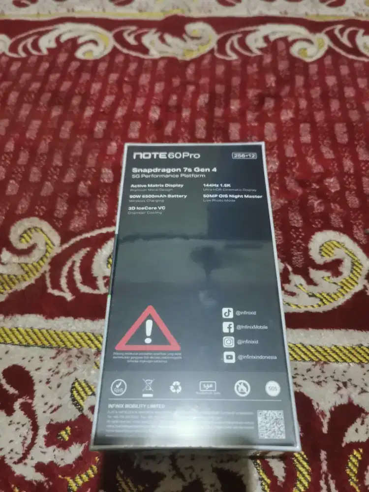 INFINIX NOTE 60 PRO 12/256 MIST TITANIUM