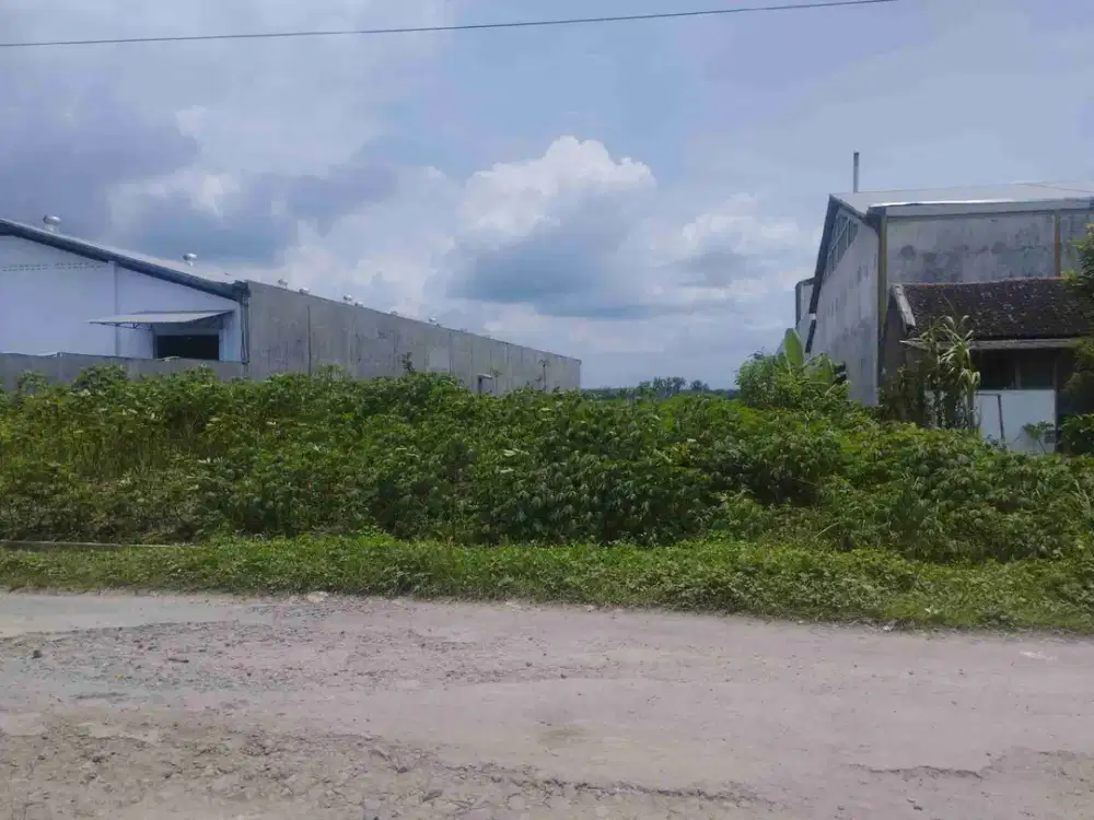 Tanah Bagus Untuk Gudang di Grogol dekat Solo Baru