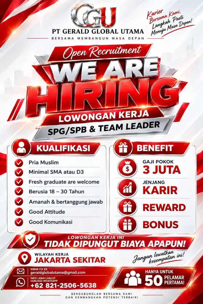 Loker SPB & Team Leader