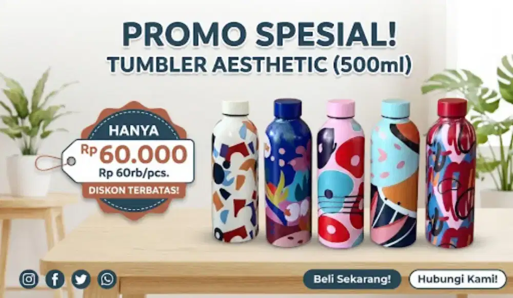 Tumbler murah dari harga 60rb -90rb