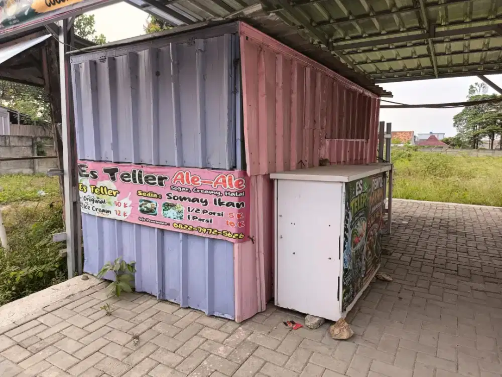Booth kontainer besar 4x2