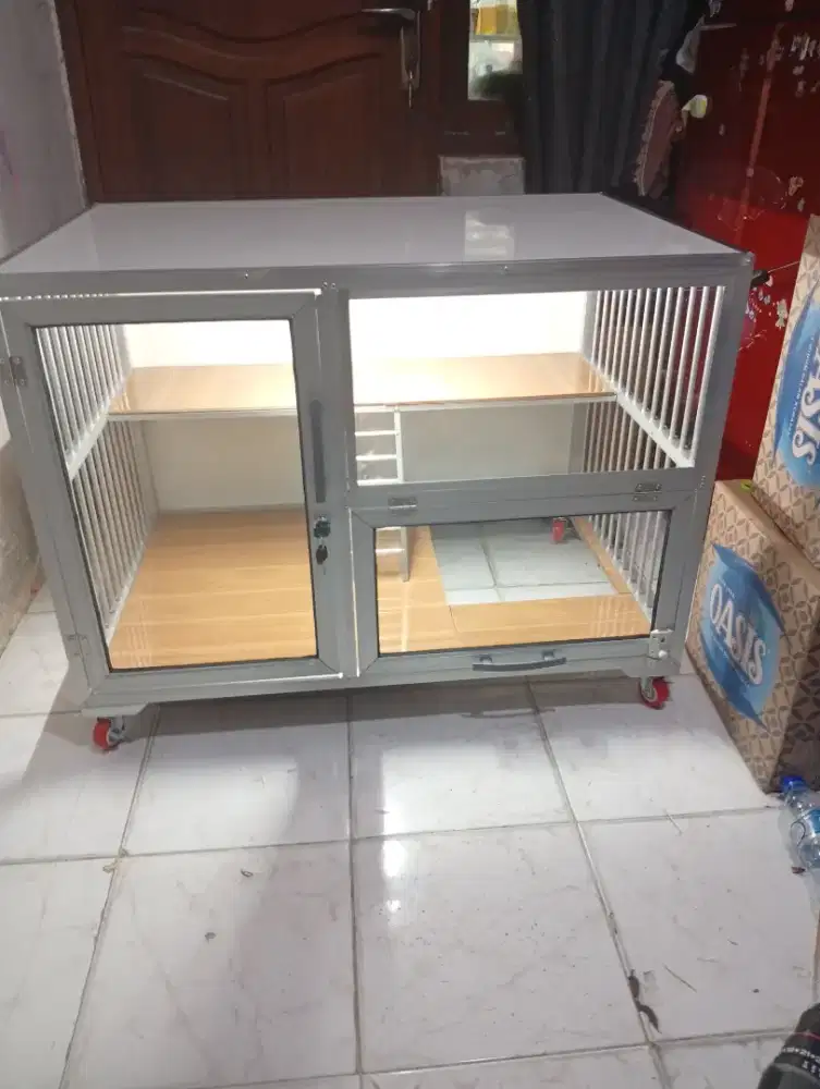 Kandang kucing aluminium