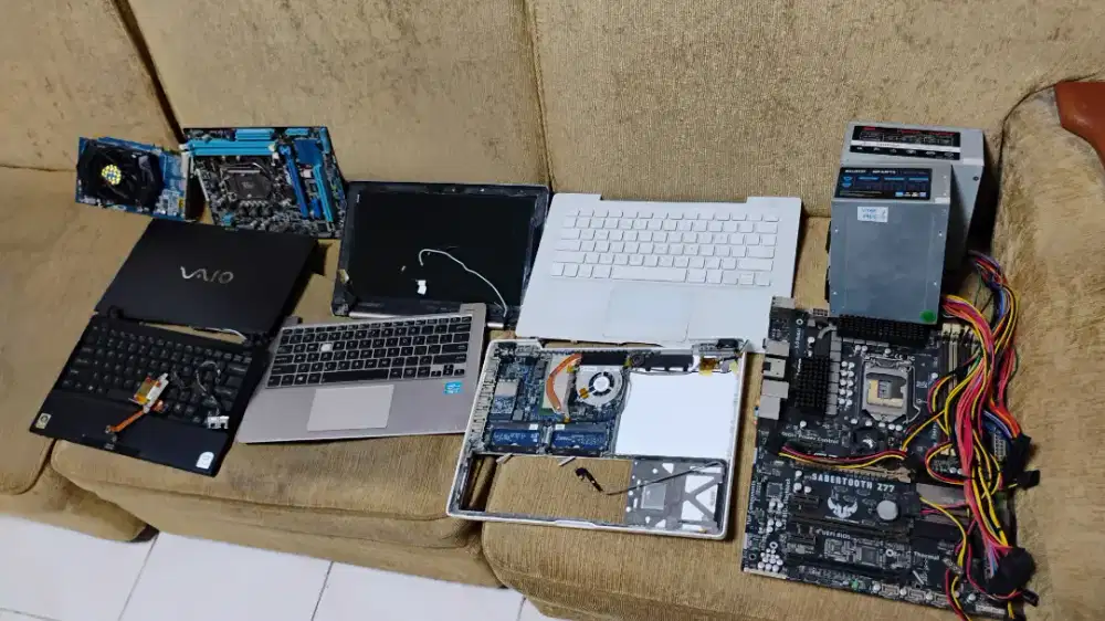 Borongan Spare part komputer mobo mainboard dll