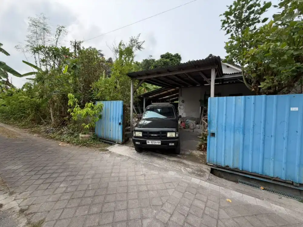 Jual tanah ada bangunan gudang di Jl Bukit Tinggi Gadon Bali