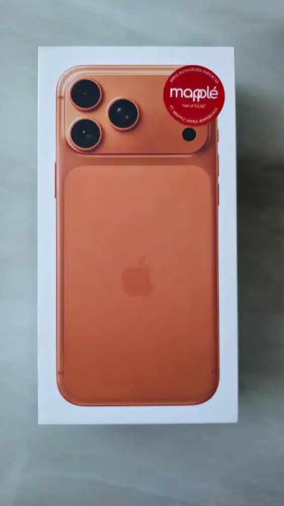 iPhone 17 Pro Max 256GB Cosmic Orange - BNOB/Segel iBox Resmi