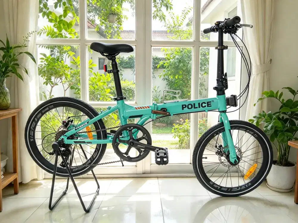Sepeda lipat uk20 element police alloy