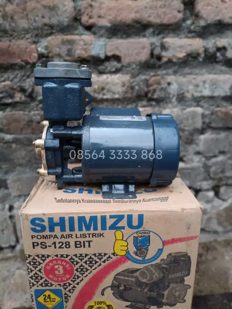 Pompa air Shimizu PS 128 bit siap pasang