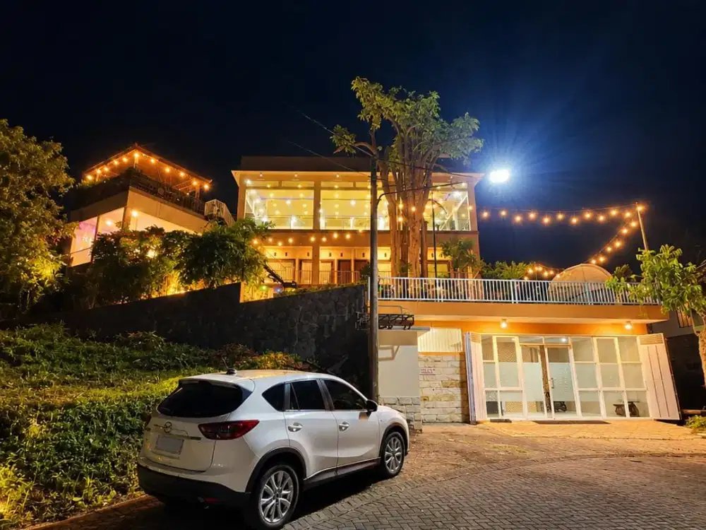 Villa Kolam Renang Di Kota Batu Full Furnished Lokasi Panderman Hill