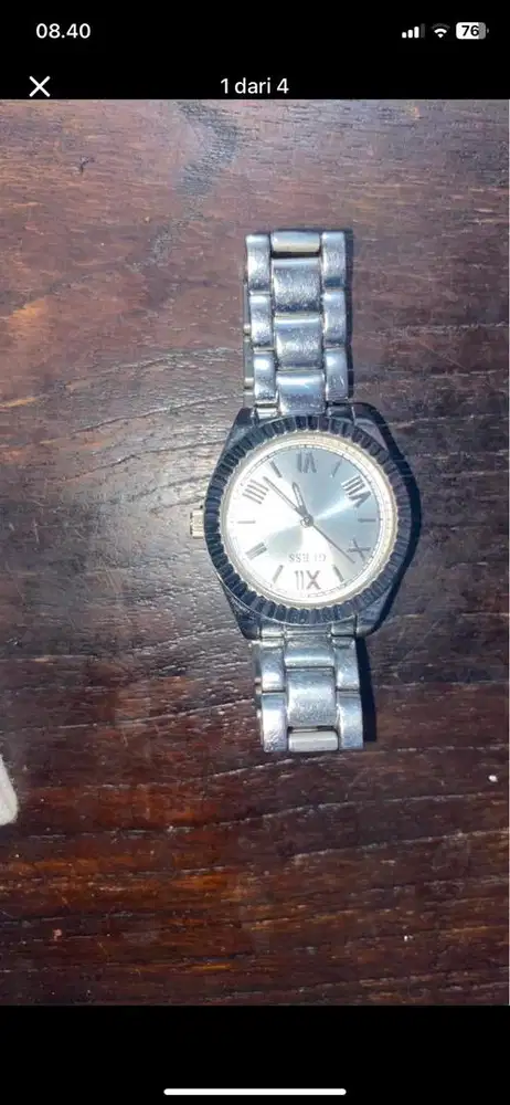 Jam Tangan GUESS Silver Vintage,Bekasi