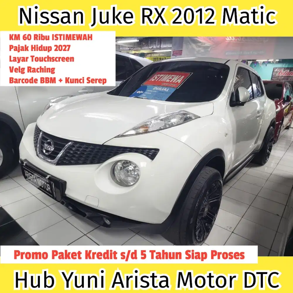 Nissan Juke 1.5 RX 2012 Matic VelgRC PlatJatim Pjk2027 Pribadi Terawat