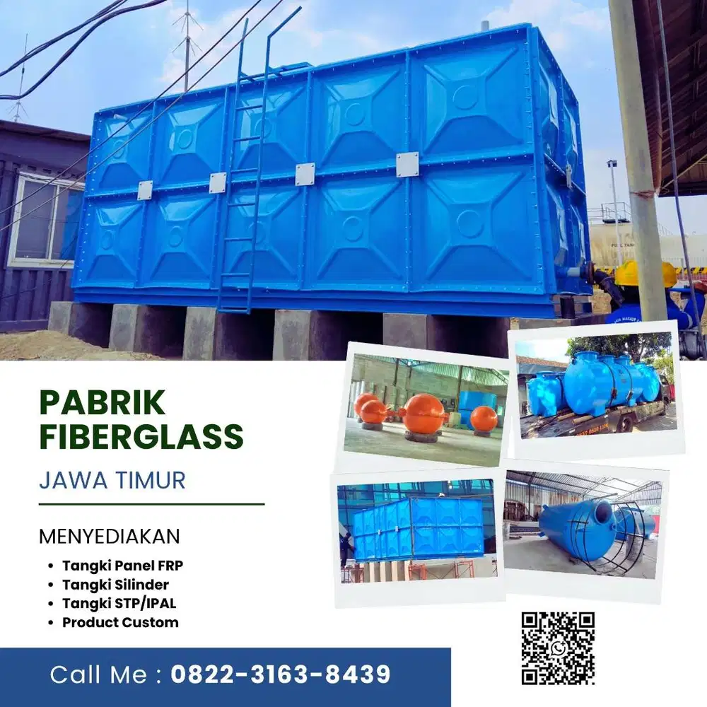 Pabrik Tangki FRP, Tangki Fiberglass Dan Tangki Limbah Di Madiun