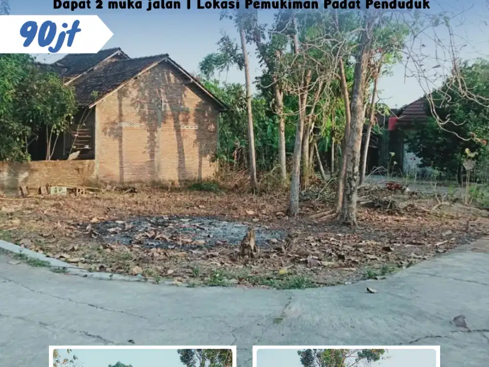 Tanah Pekarangan Karangwungu, Karangdowo, Klaten