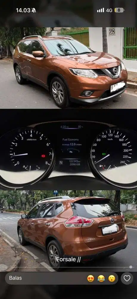 Nissan X-Trail 2015 Bensin