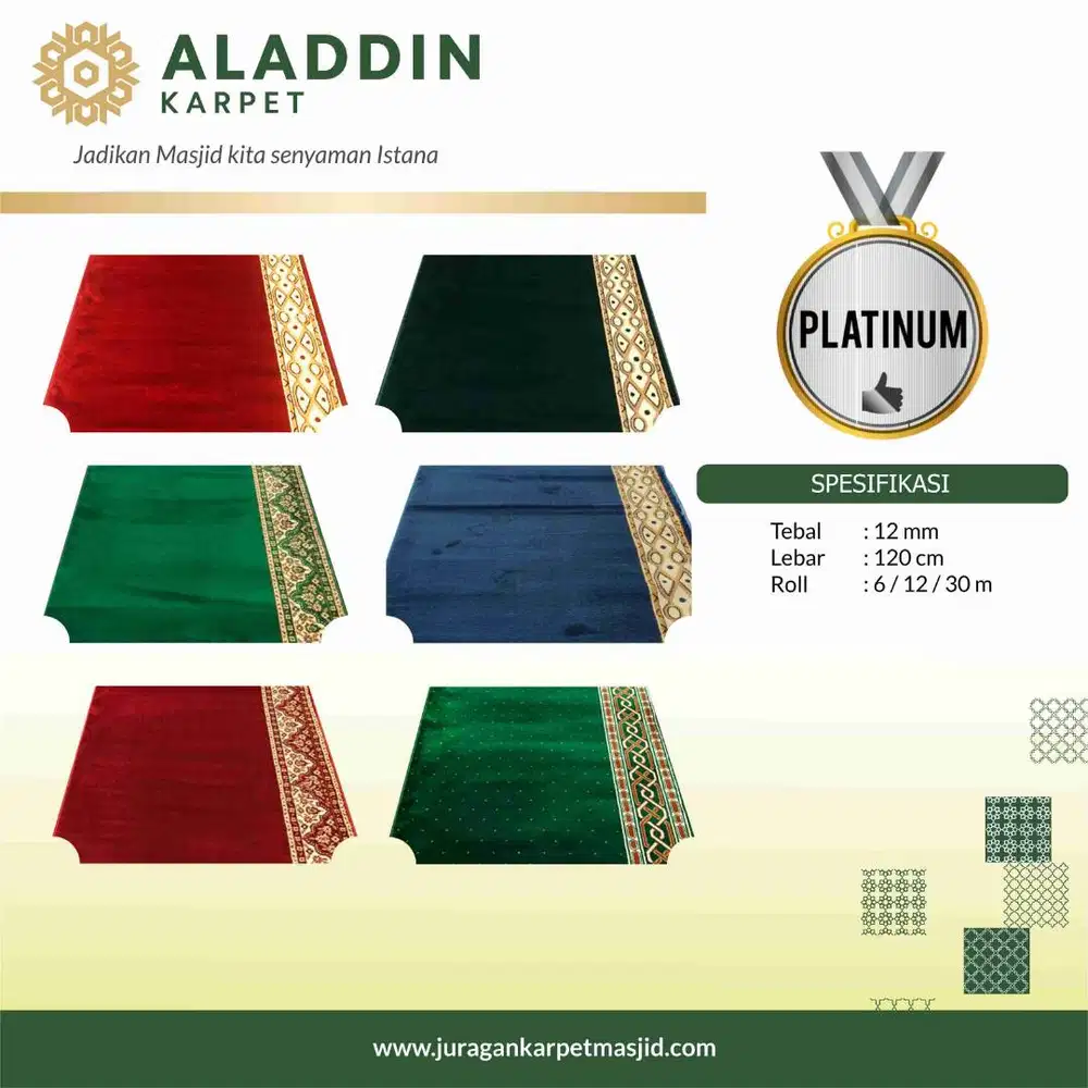 Jual Karpet Masjid Platinum