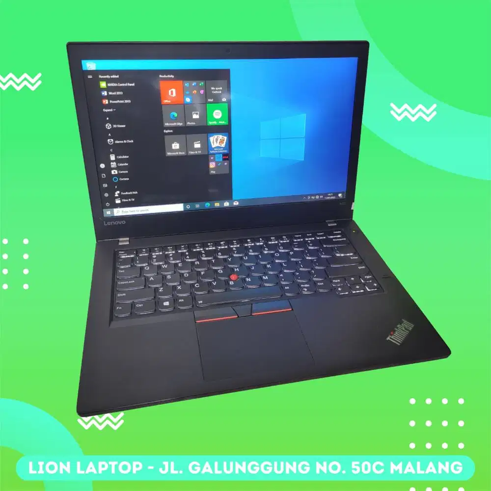 RAM 8GB SSD 256GB Core i5 Lenovo Thinkpad T470 [28|10]
