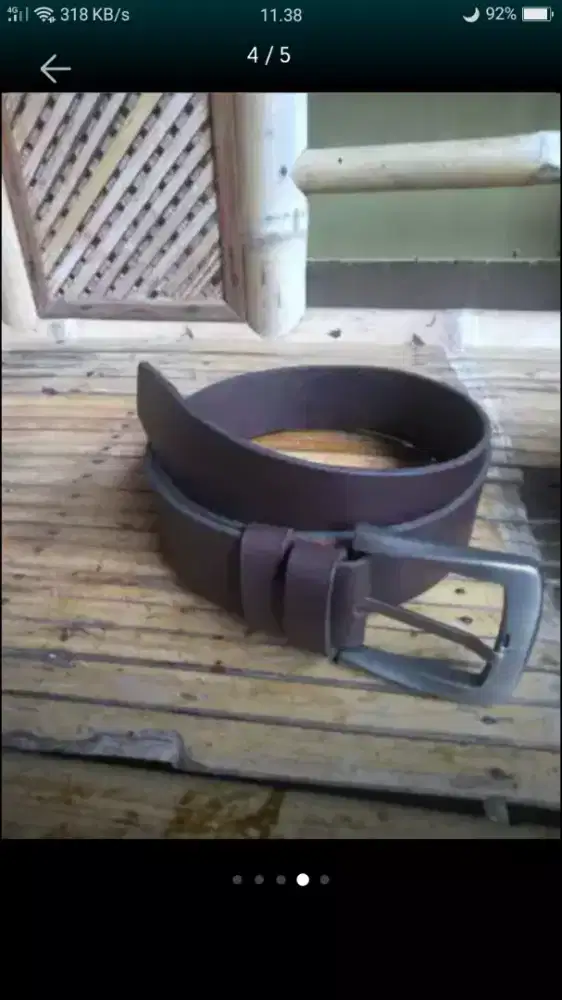 Sabuk kulit asli model classic