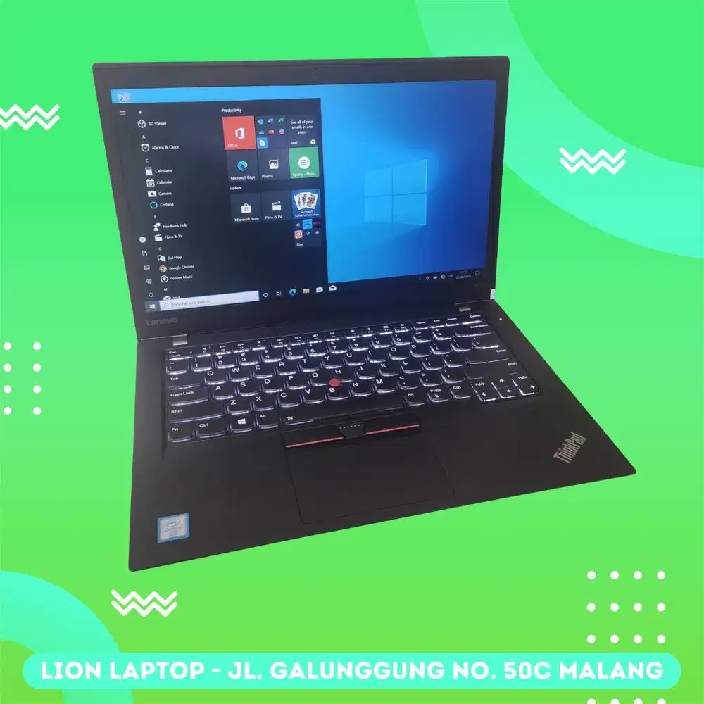 RAM 8GB SSD 256GB Core i5 SLIM Lenovo Thinkpad T470s [28|10]