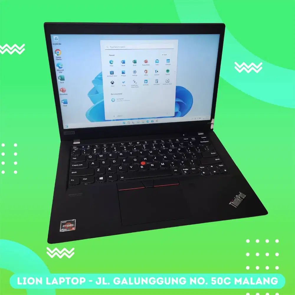 RAM 32GB AMD Ryzen 5 PRO-4650U Lenovo Thinkpad X13 SSD 256GB [28|10]