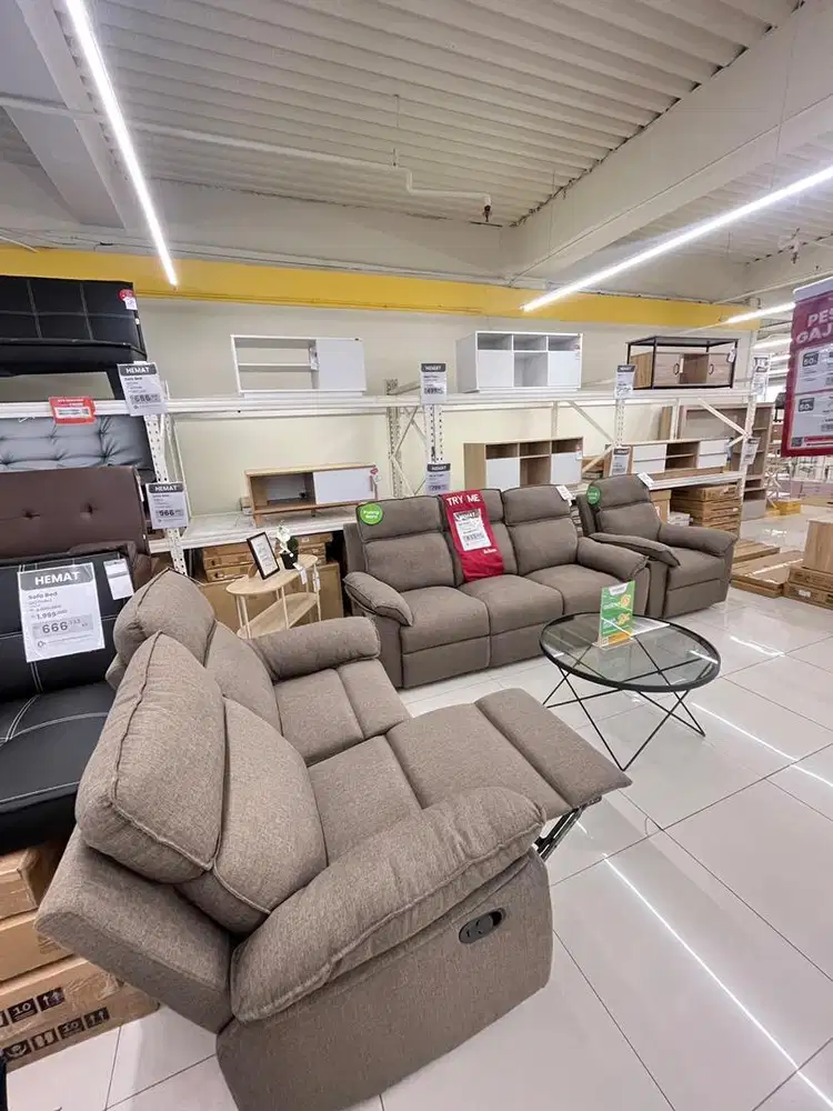 JUAL MURAH SOFA SET RECLINER