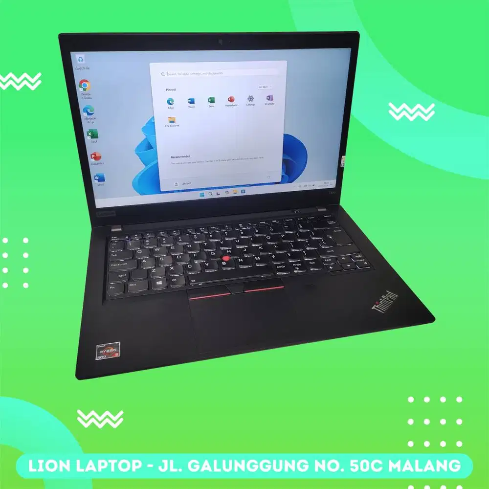 RAM 16GB AMD Ryzen 5 PRO VGA 2GB Lenovo Thinkpad T495 [28|10]
