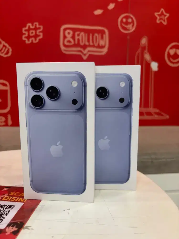 READY STOK SIAP JUAL IPHONE 18 PRO GLACIER