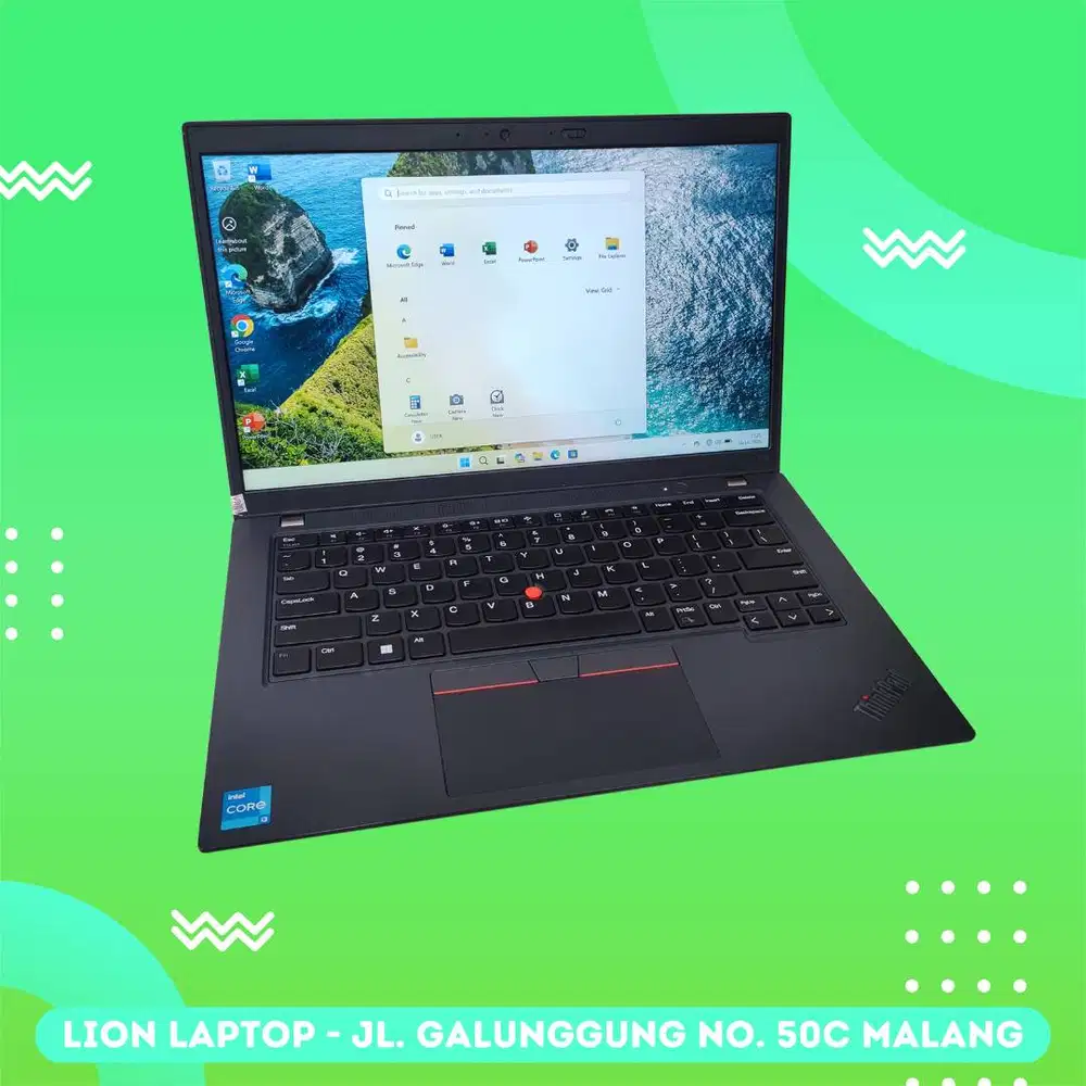 RAM 16GB Core i3 Gen 12 Lenovo Thinkpad L14 [28|10]