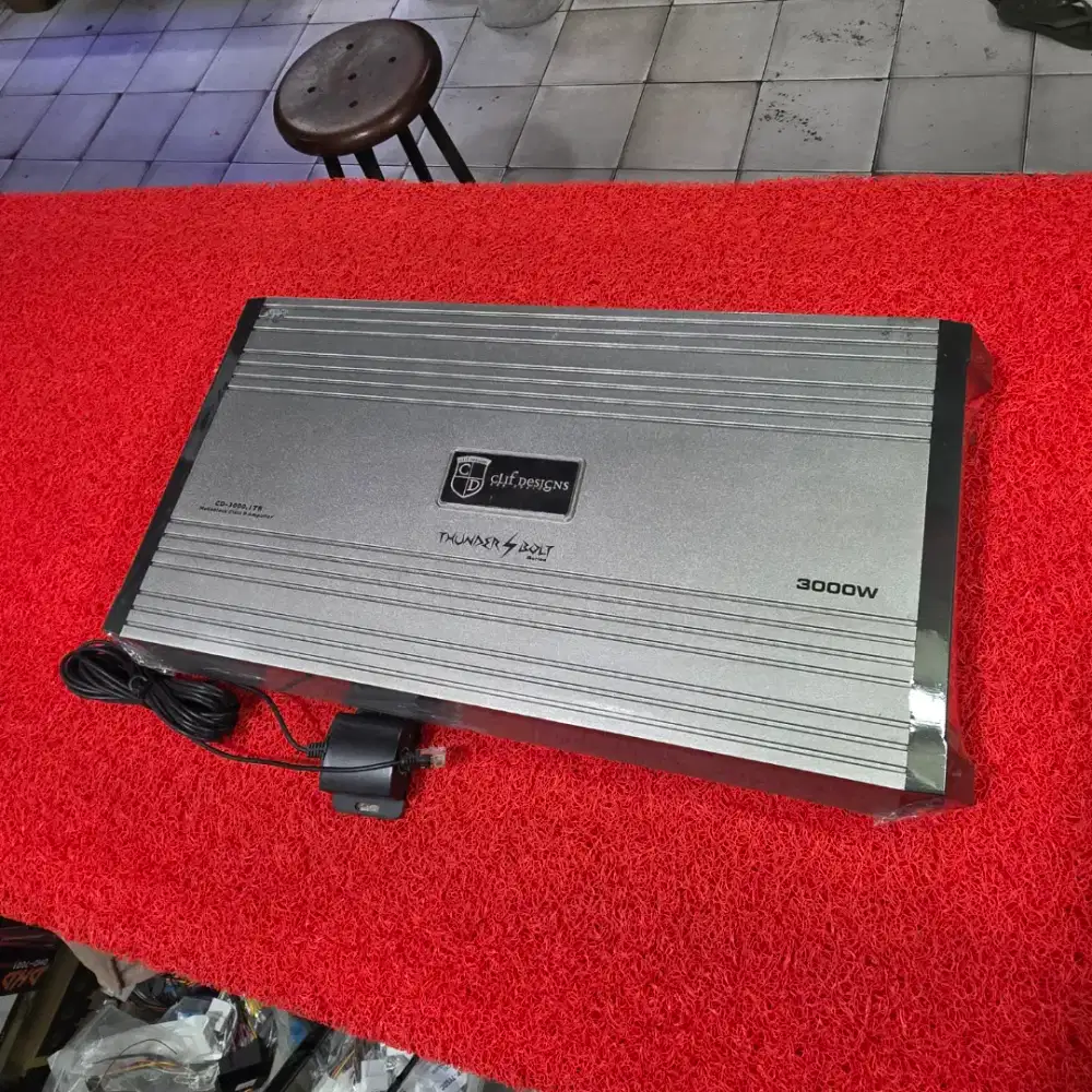 Power Monoblock CLIF DESIGNS THUNDER BOLD Series CD-3000.1 TB Class D