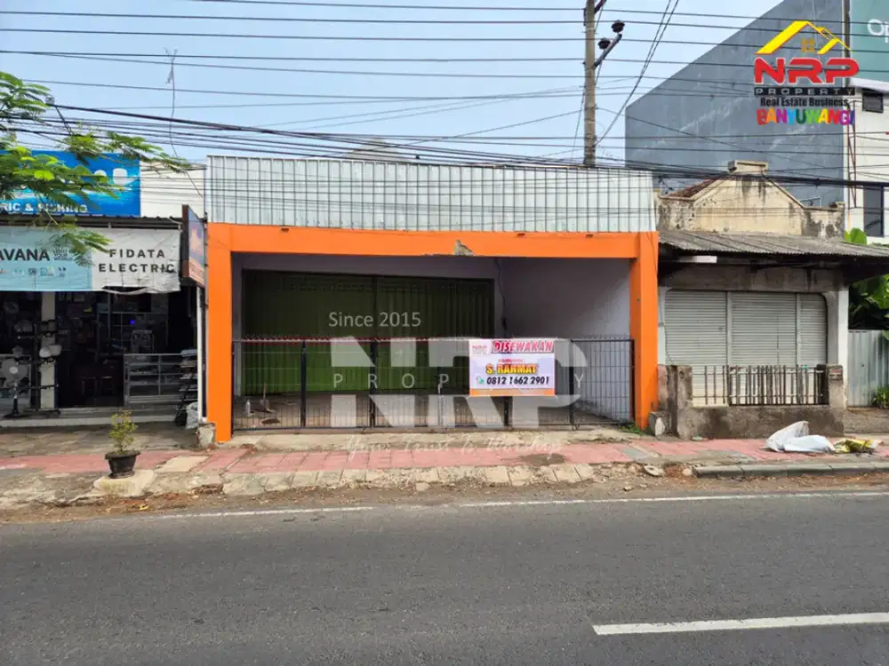 Disewakan Ruko Luas Siap pakai di Pakis - Banyuwangi