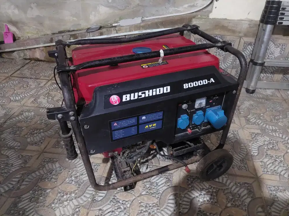 Genset Bushido 8000D-A bensin starter
