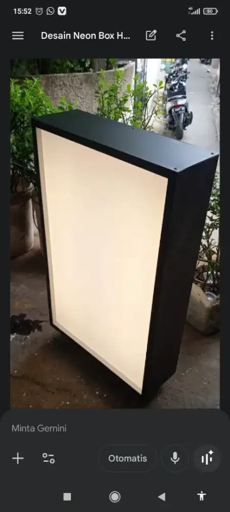 Neon box 80cm*60cm