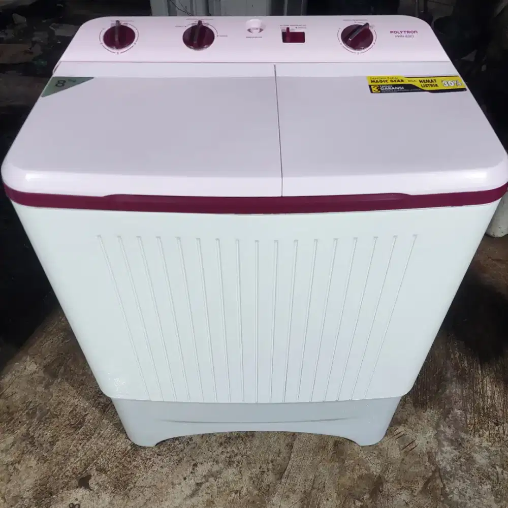 Mesin Cuci polytron kapasitas 8kg Normal semua tinggal langsung pakai