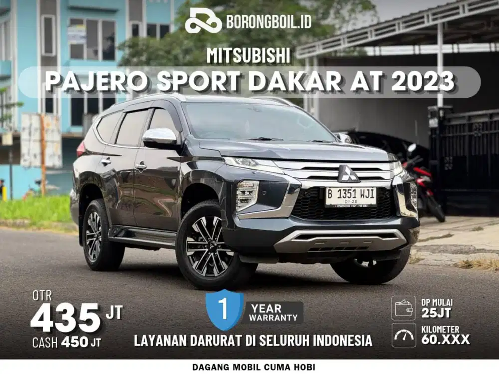 SIAP PAKAI!! MITSUBISHI PAJERO SPORT DAKAR AT ABU-ABU 2023 - B1351WJI