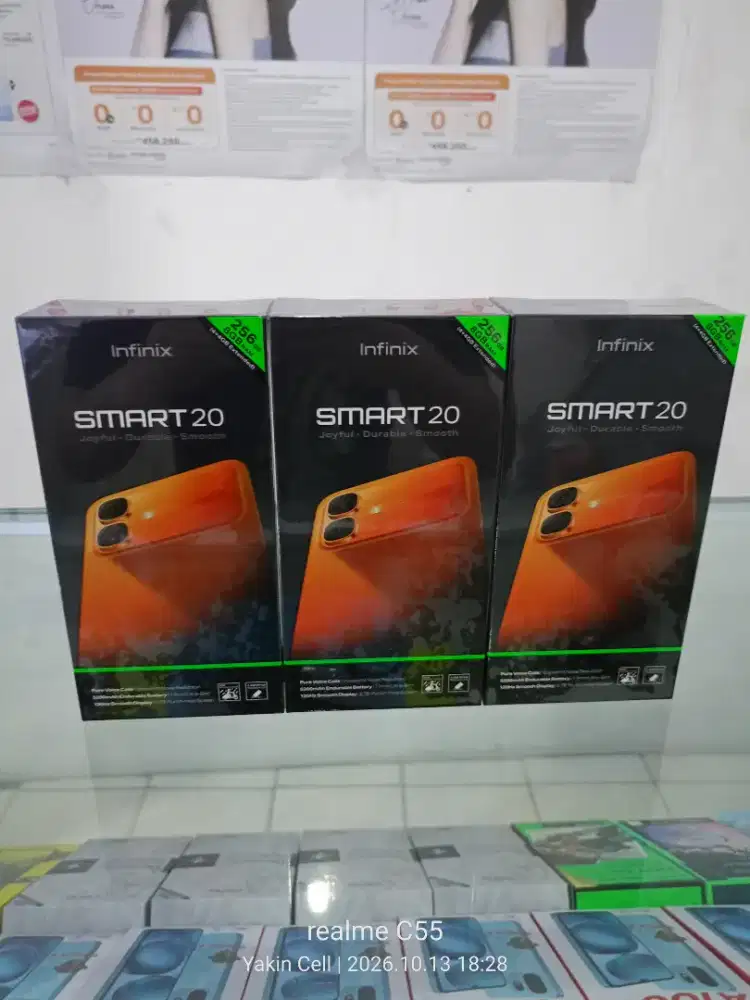 Infinix Smart 20 4+4/256 GB Helio G81 Layar 120Hz Garansi Resmi