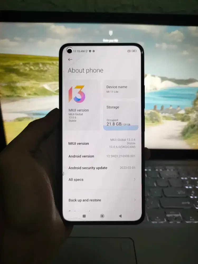 XIAOMI 11 LITE RAM 8/128
