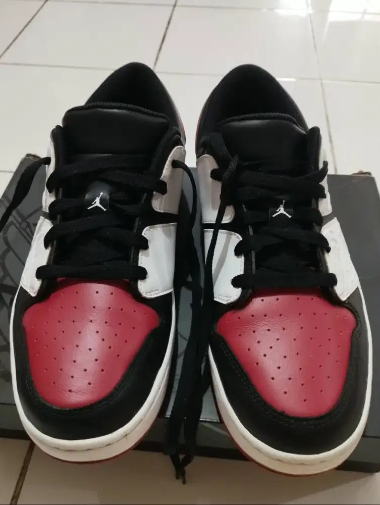 Air Jordan Nu Retro 1 Low Varsity Red Black White DV5141-601 Original