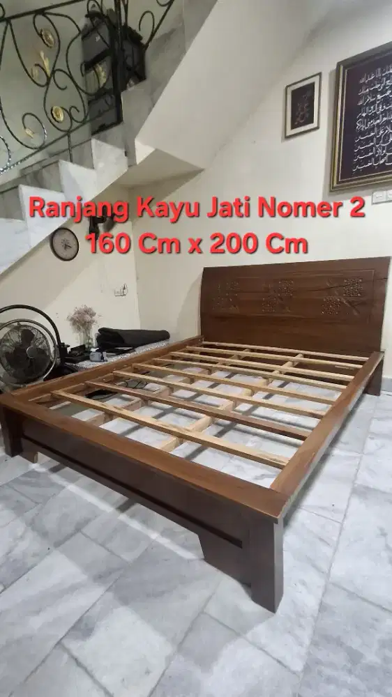ranjang kayu jati