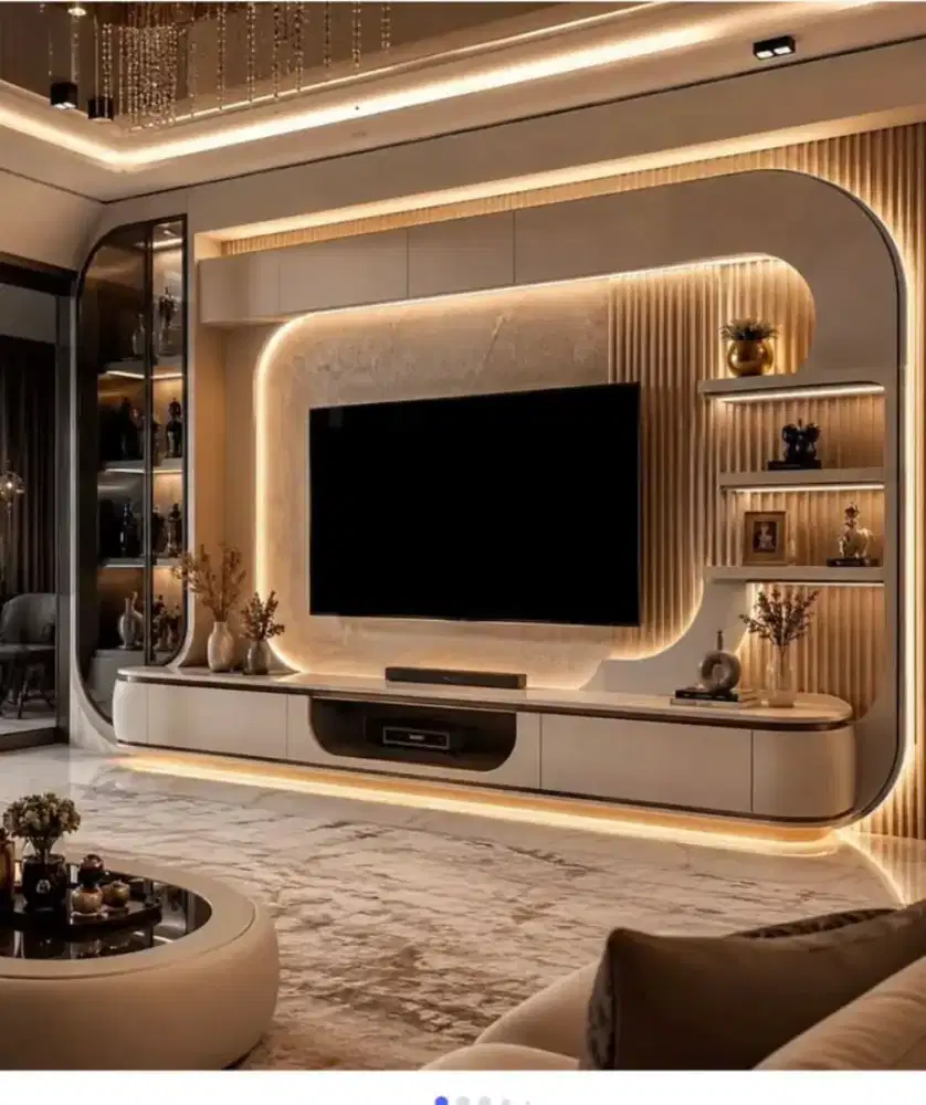 Backdrop tv custom furniture