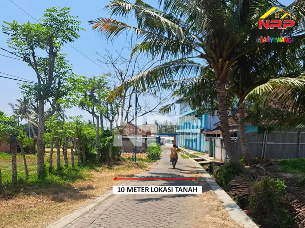 Dijual Tanah Murah 100 Jutaan Siap Bangun di Jl. Cemara - Banyuwangi Kota