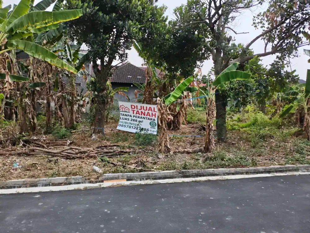 DIJUAL TANAH KLATEN KOTA SHM DEKAT PUSAT KOTA, RSUP, DAN JALAN TOL