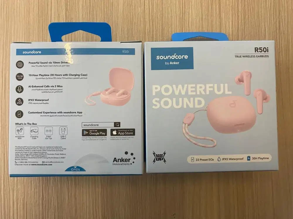 HF Tws Anker Soundcore R50i Pink