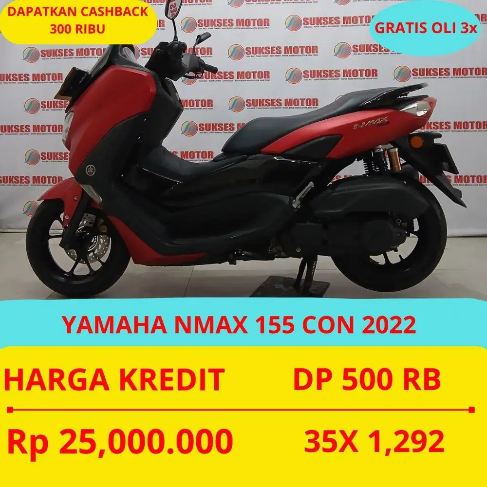 YAMAHA NMAX 155 CON 2022 DP MURAH 500 RIBU GUYSS