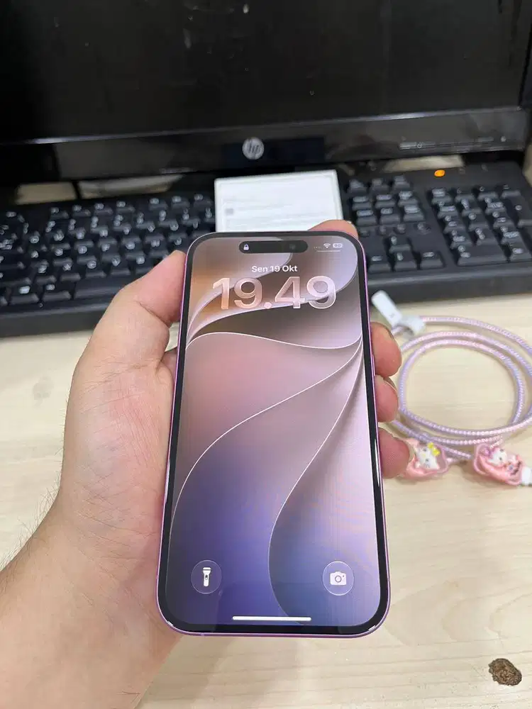 iPhone 16 128GB - Pink - Resmi Digimap - Fullset - Dijamin Mulus